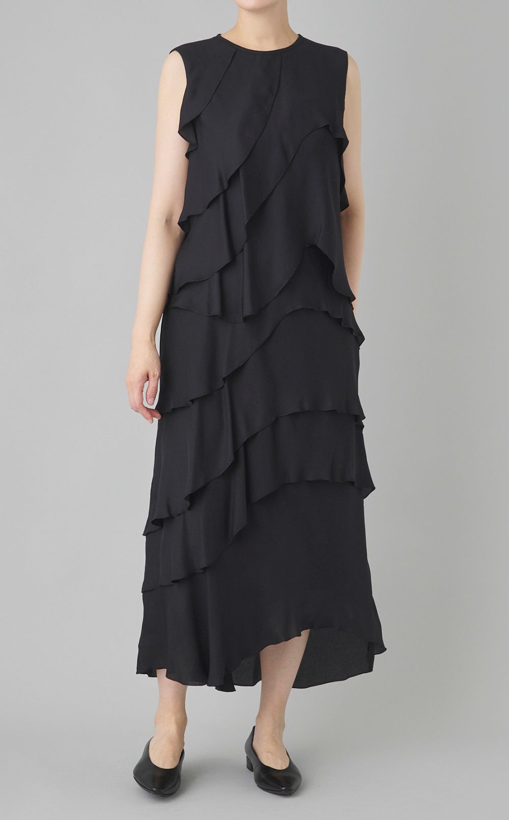 ジョーゼットフリルブラウス