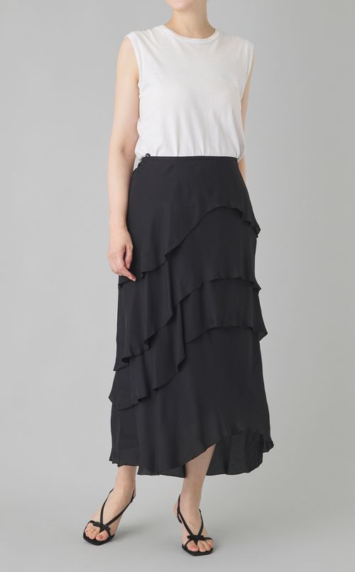 ジョーゼットフリルスカート