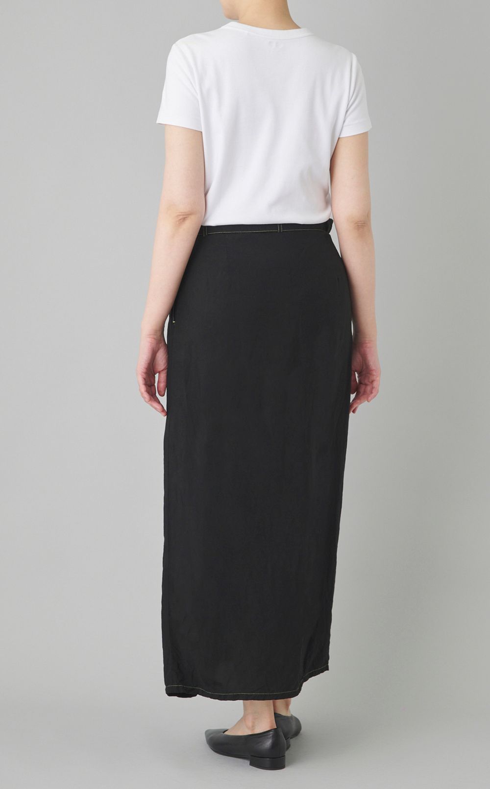 【reADdress】ミディアムレングスラップスカート