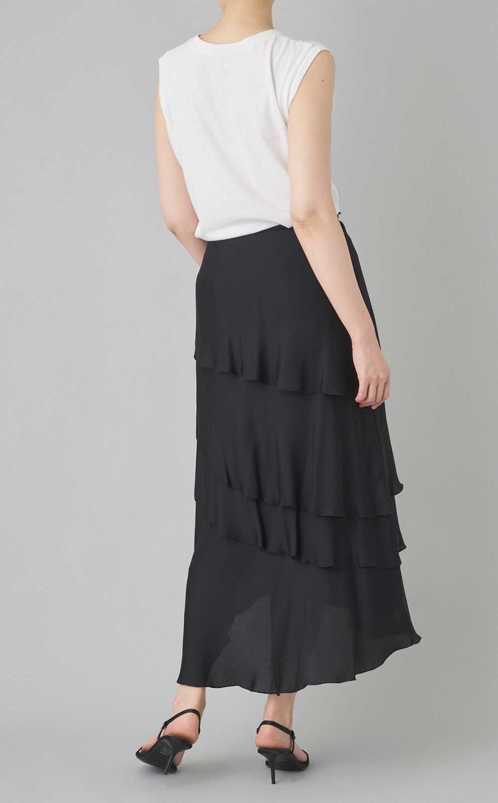 ジョーゼットフリルスカート