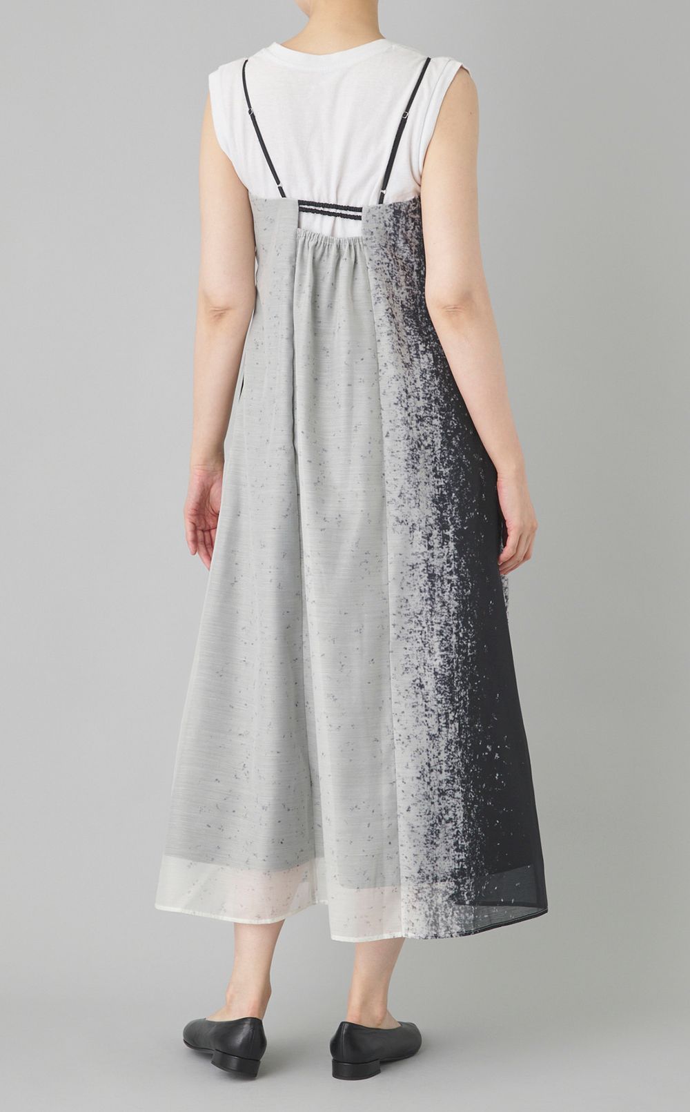 ポピープリントキャミソールドレス