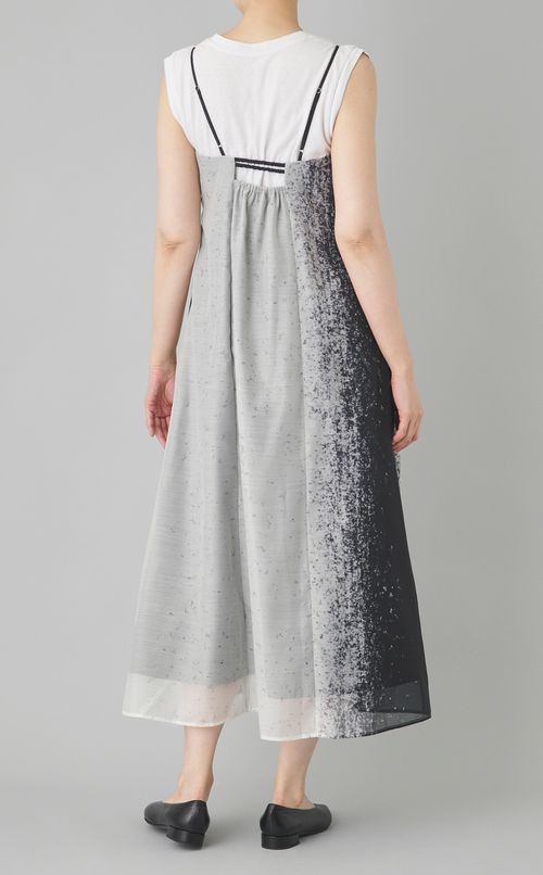 ポピープリントキャミソールドレス