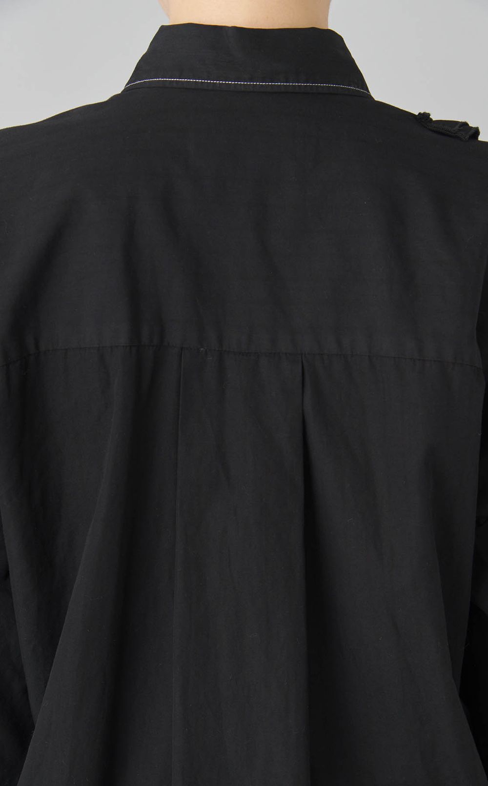 【reADdress】フリルデザインストライプシャツ