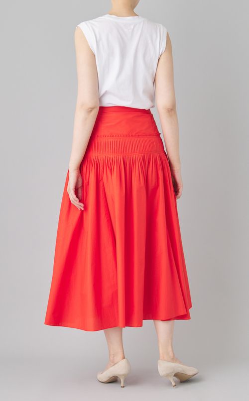 アコーディオンヨークスカート