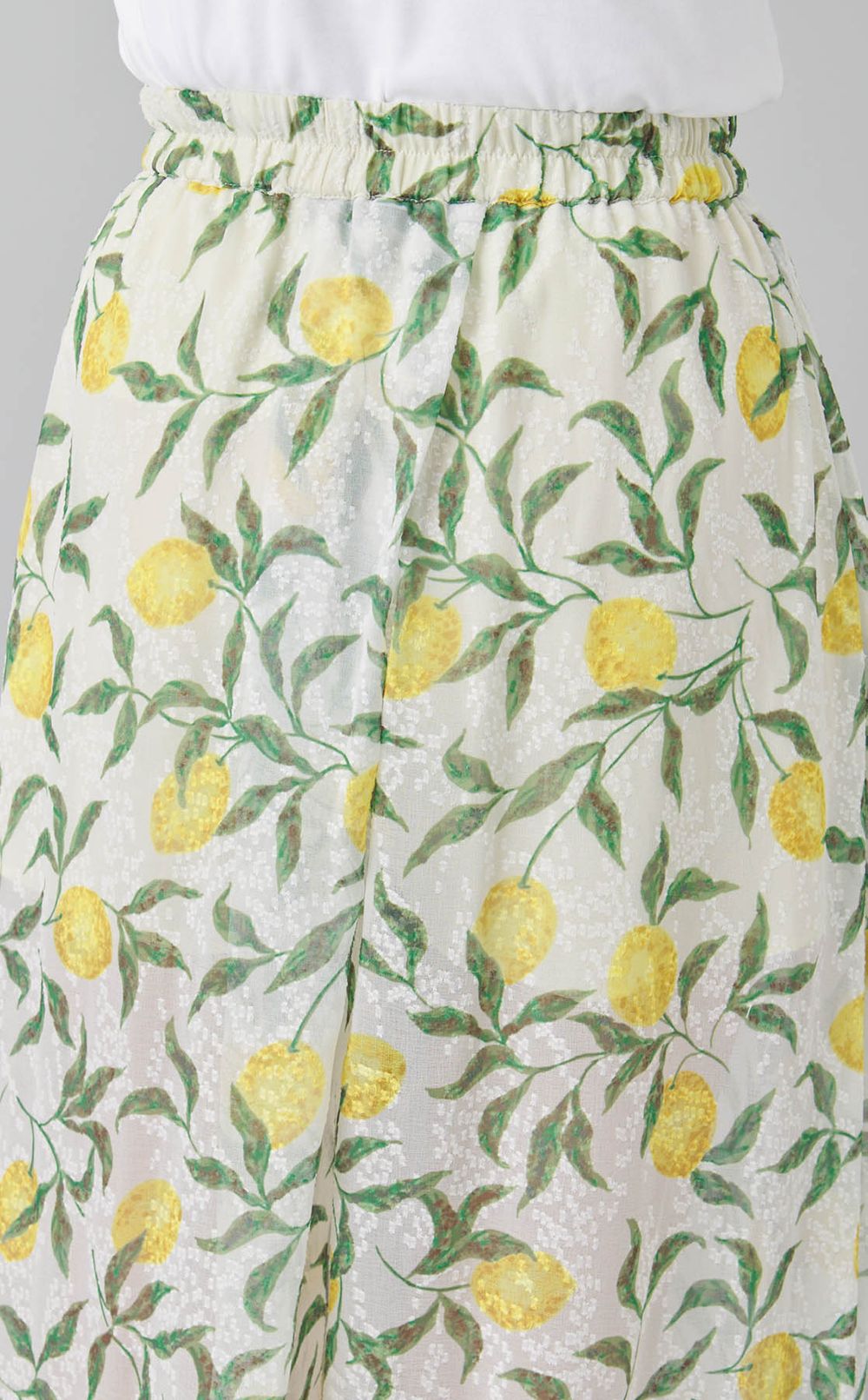 フラワープリントワイドパンツ