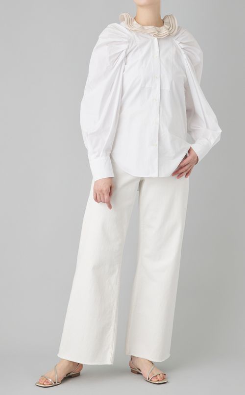 【reADdress】ギャザースリーブシャツ