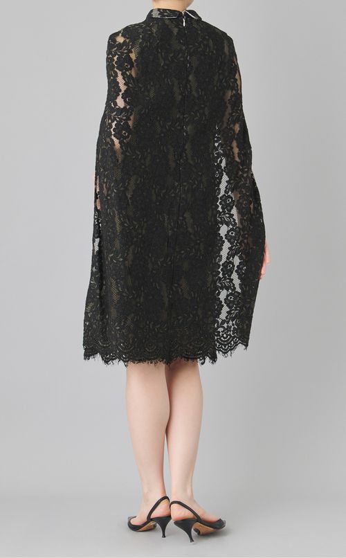 【reADdress】ケープ風レースワンピース