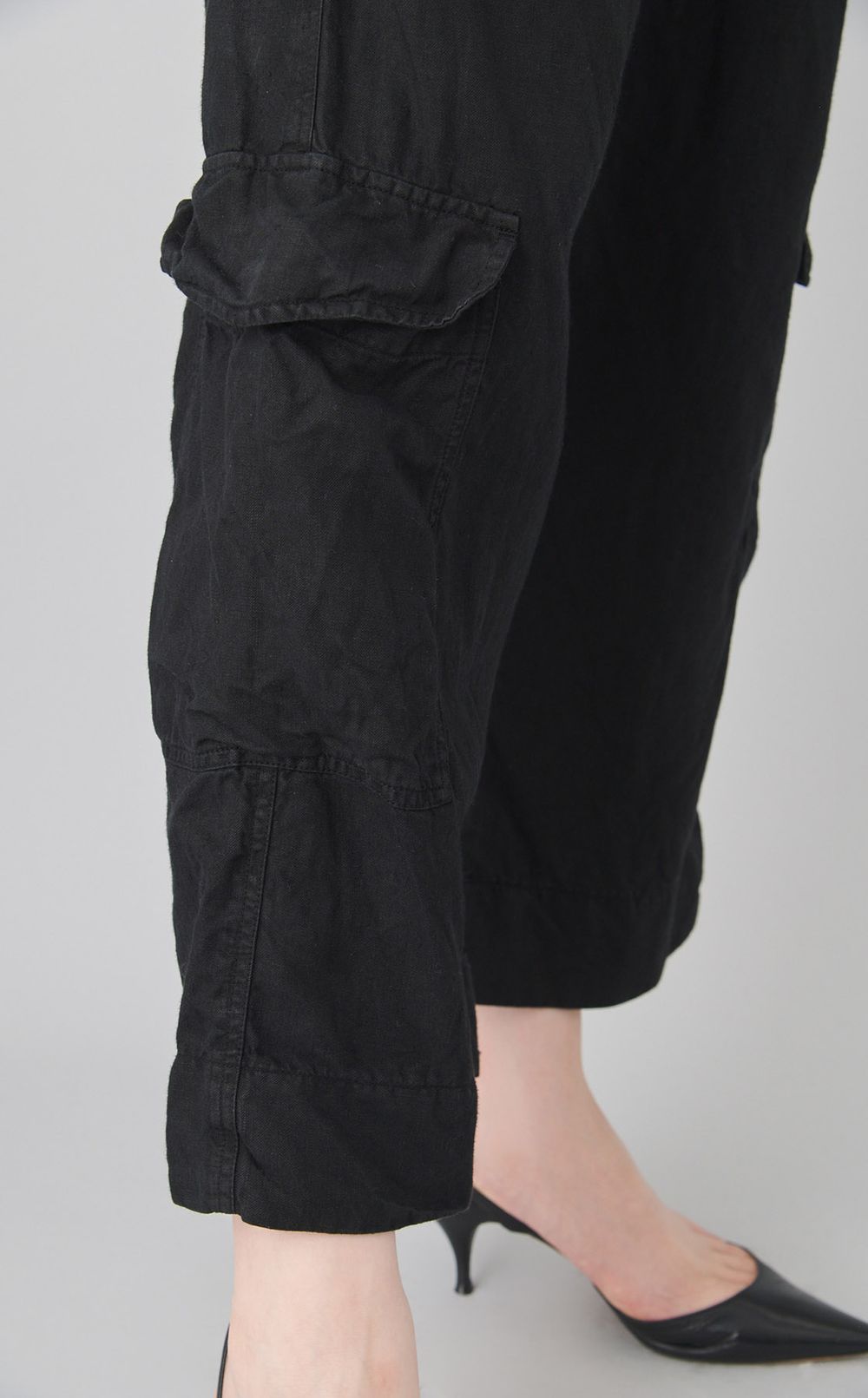 【reADdress】リネンカーゴパンツ
