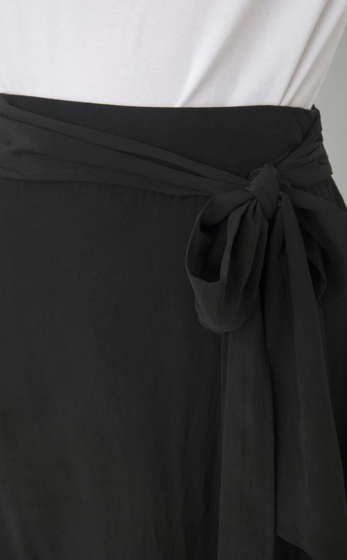 【reADdress】シルクイレギュラーヘムスカート