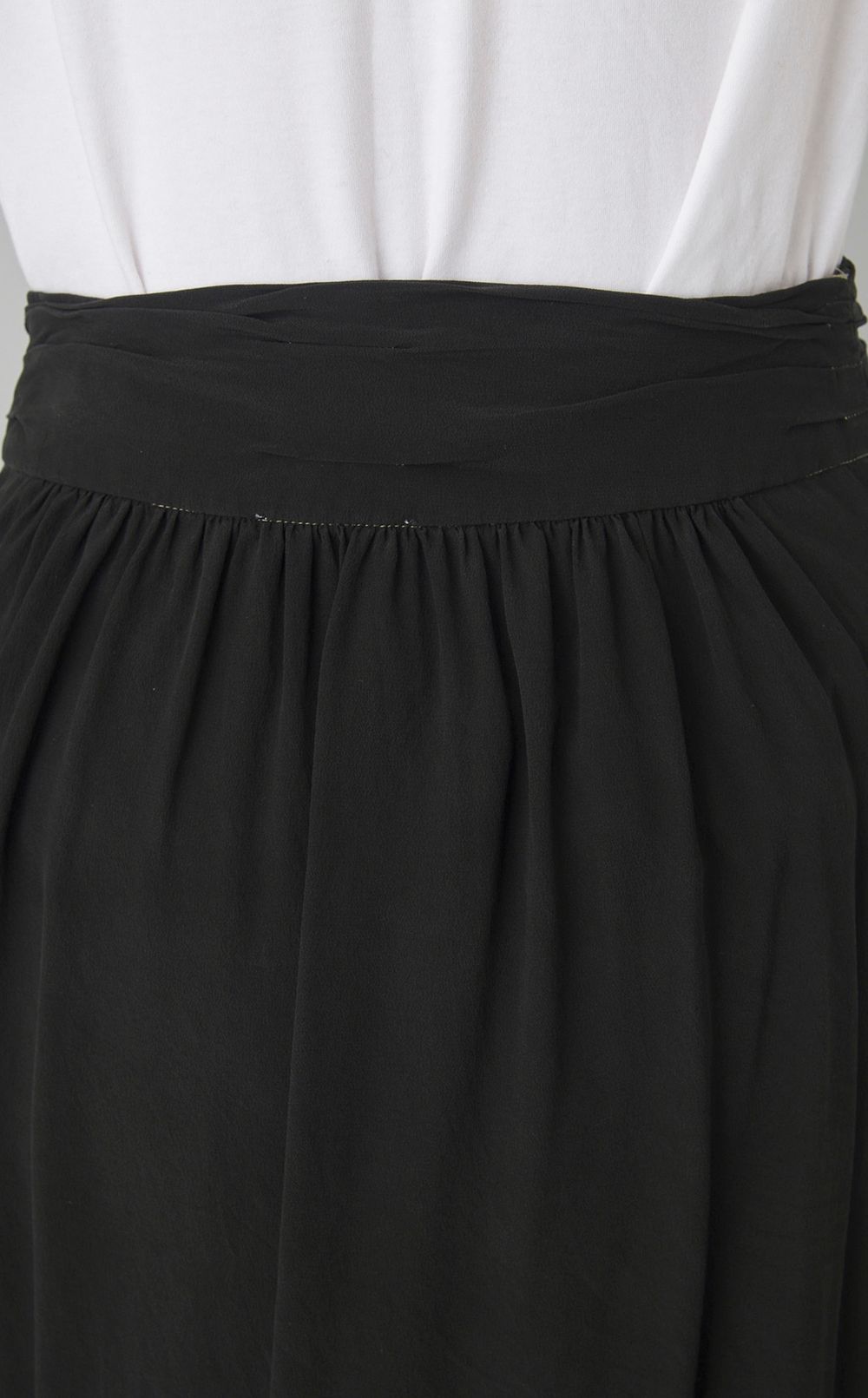 【reADdress】シルクイレギュラーヘムスカート