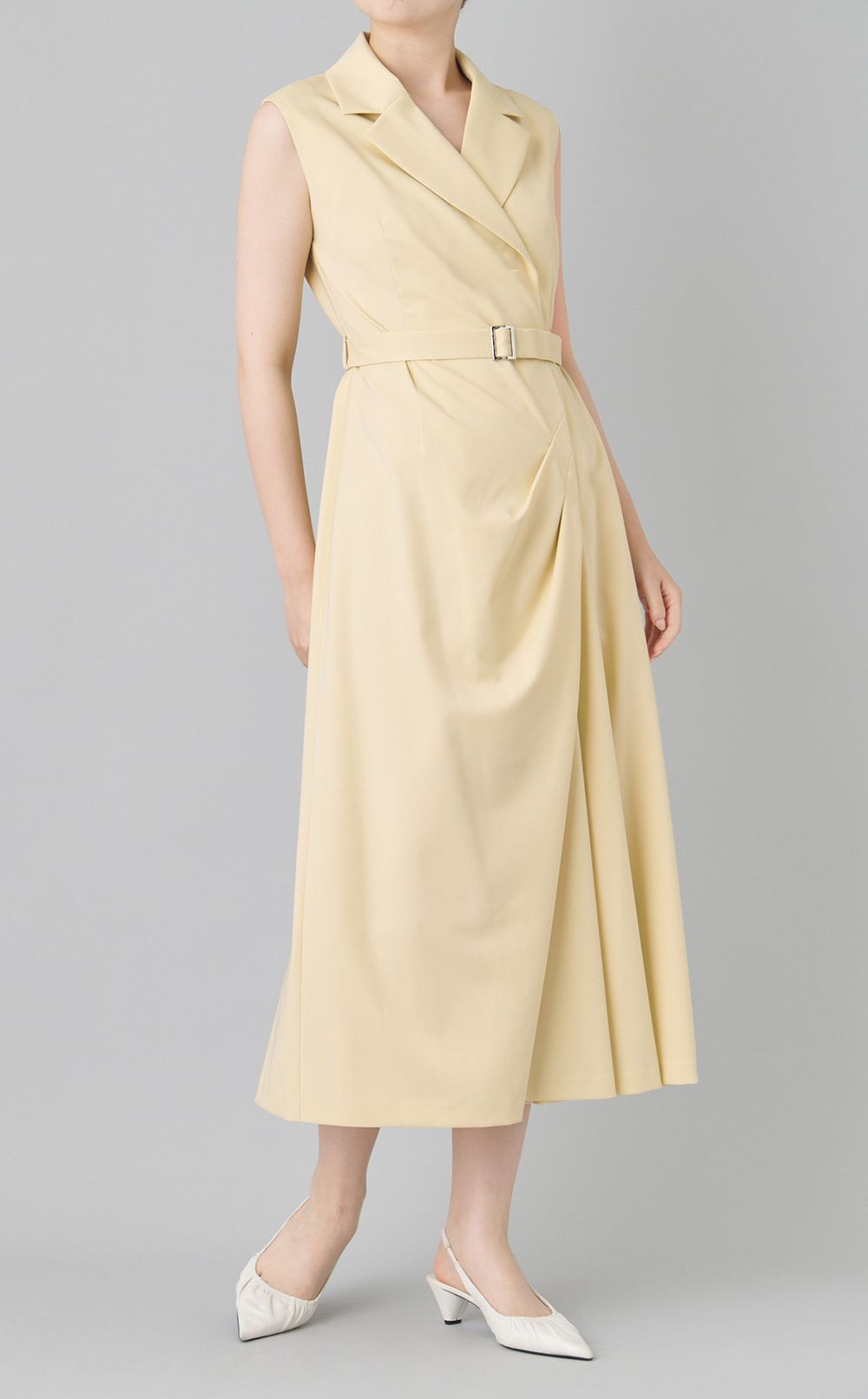 ドレープジレワンピース