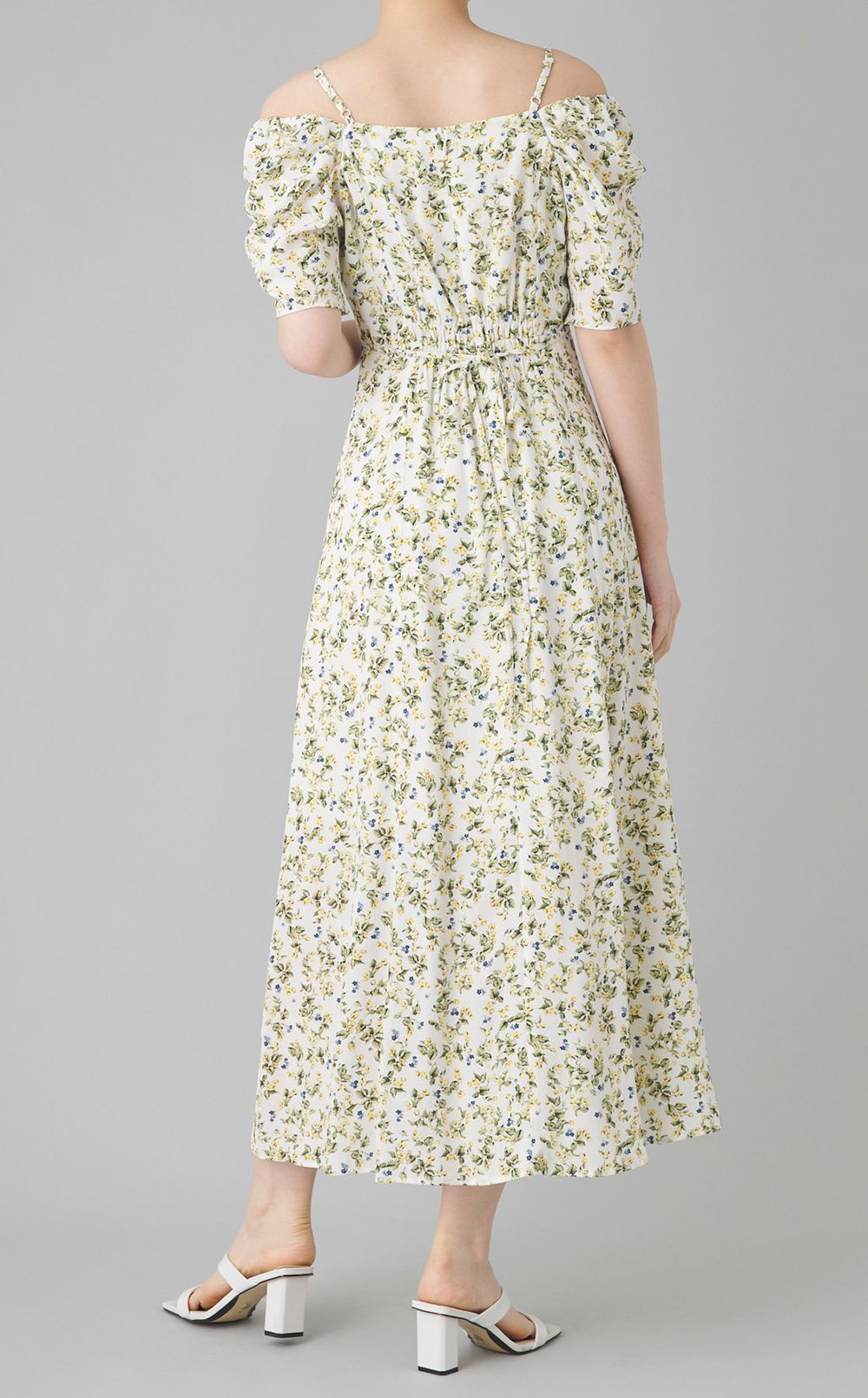 プリント2wayショルダーワンピース