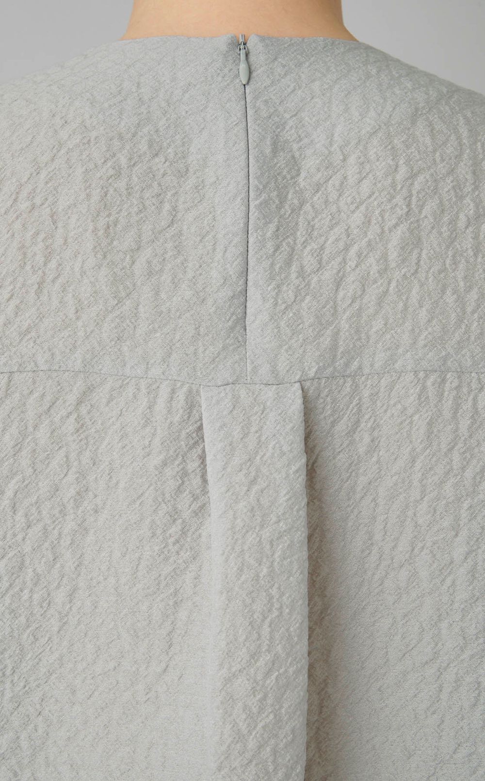 サイドフリルミニドレス