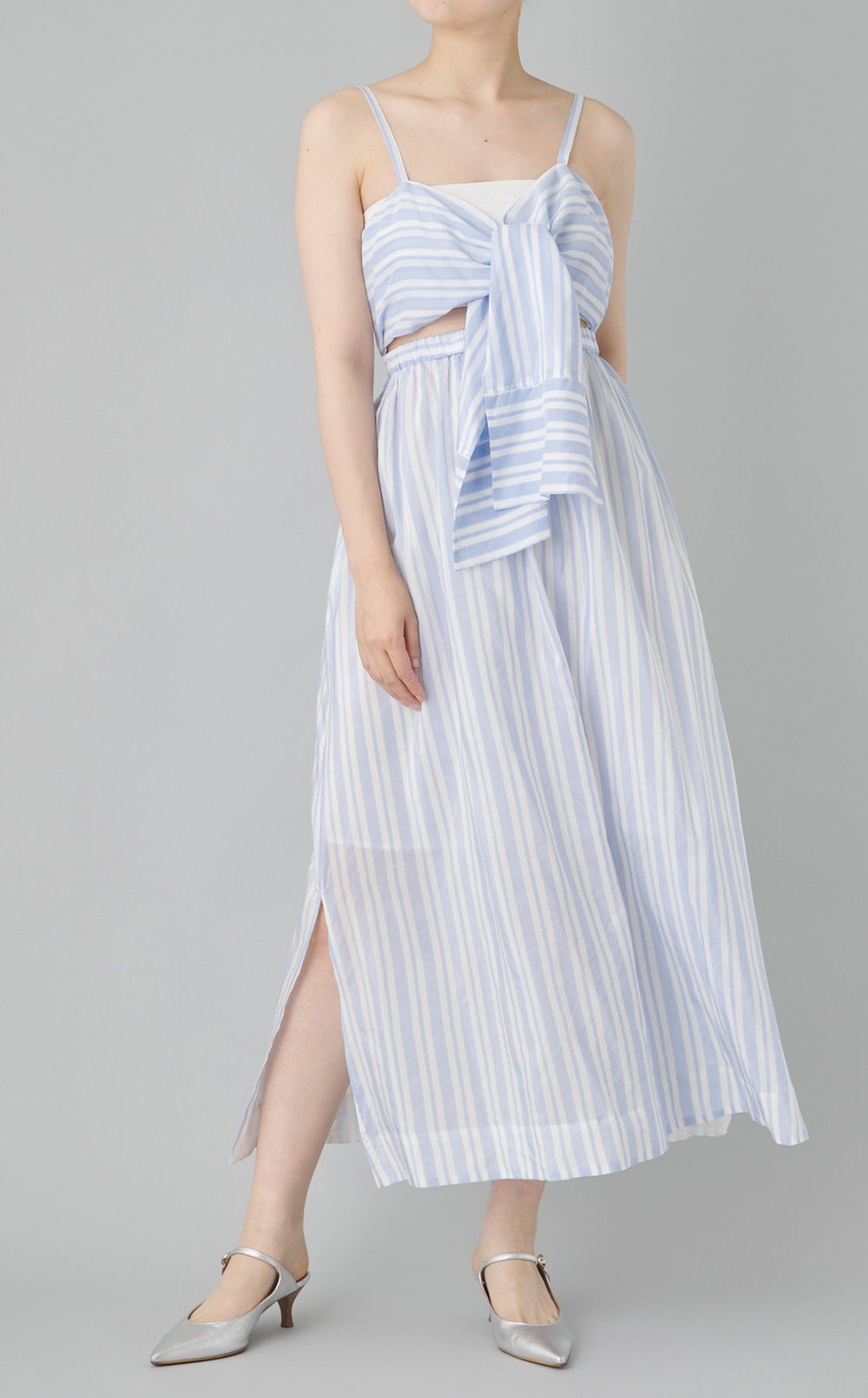 マルチウェイストライプワンピース