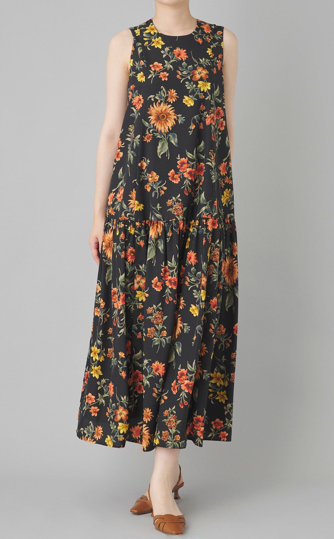 【値下げ中】Mila Owen フラワープリント マキシワンピース Mila Owen マキシワンピース 値下げ中】Mila Owen フラワープリント