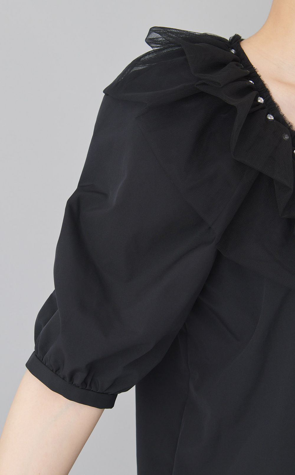 【reADdress】フリルカラーブラウス