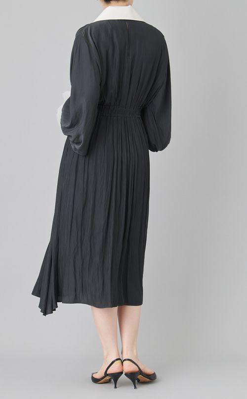 【reADdress】白襟ボーダーワンピース