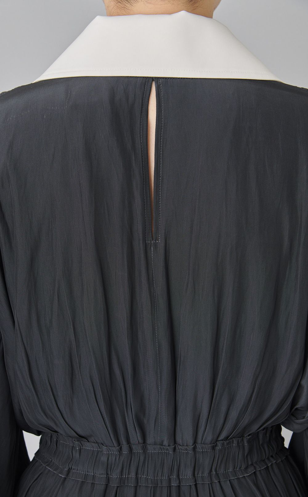 【reADdress】白襟ボーダーワンピース