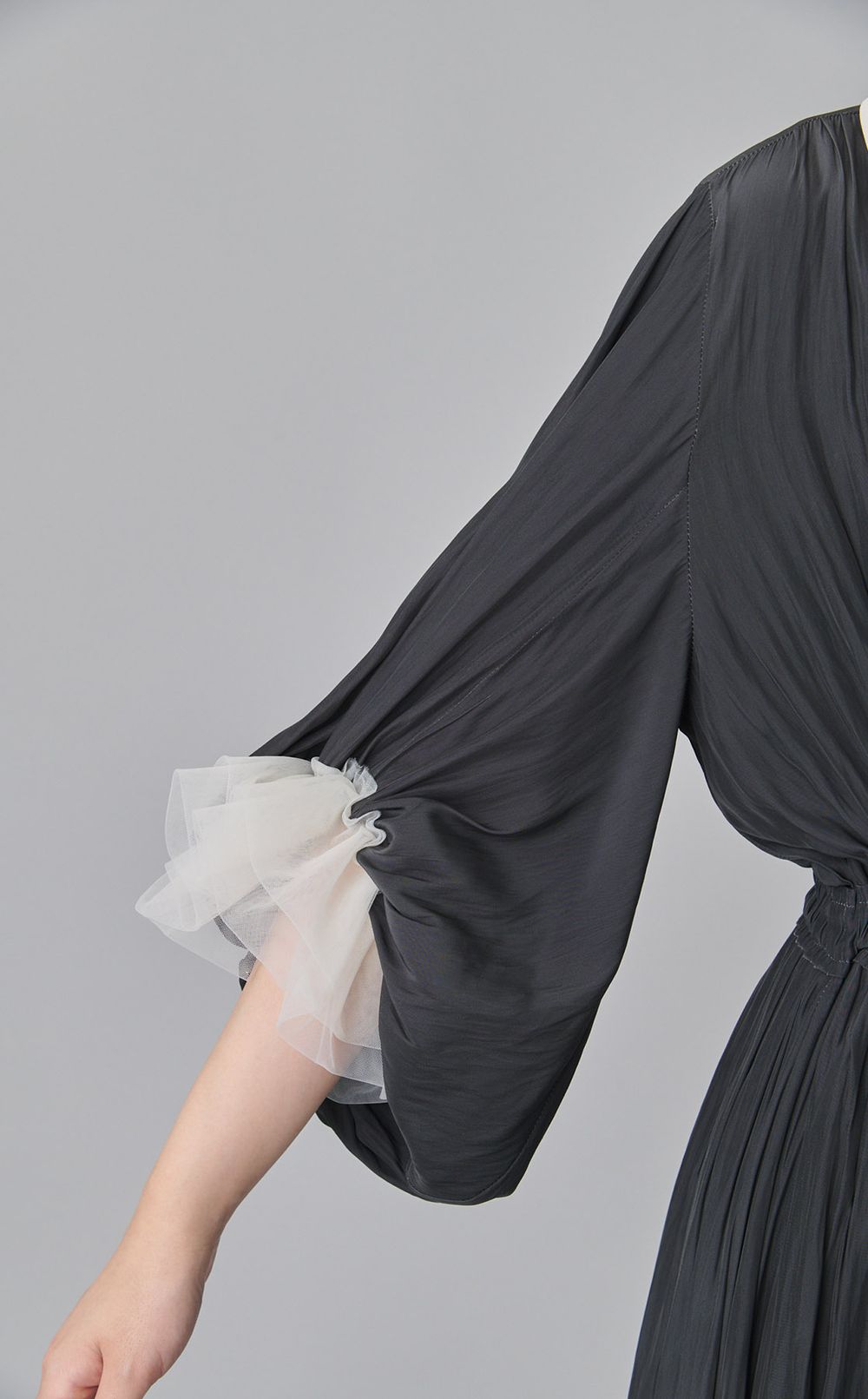 【reADdress】白襟ボーダーワンピース