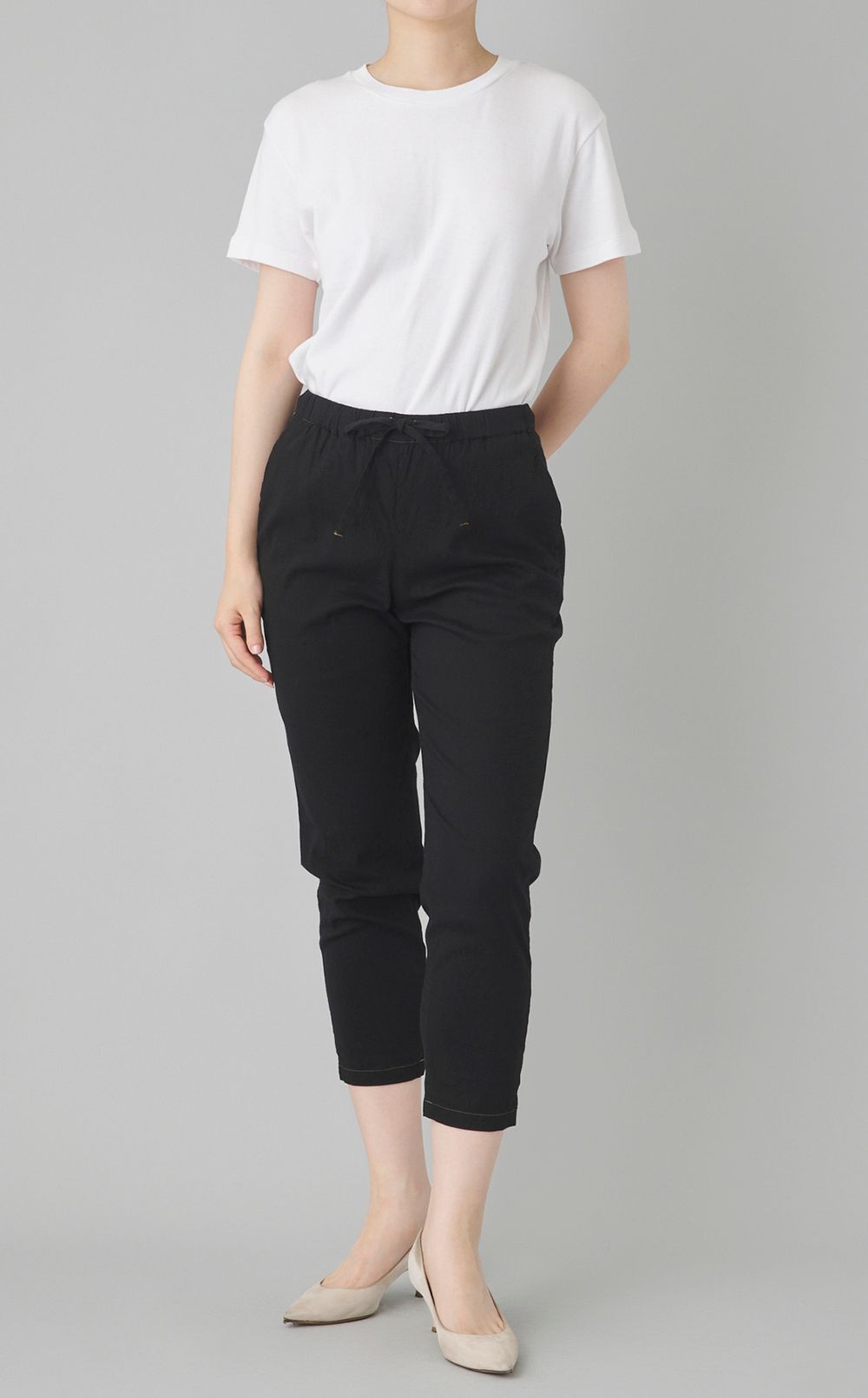 【reADdress】スリムテーパードイージーパンツ