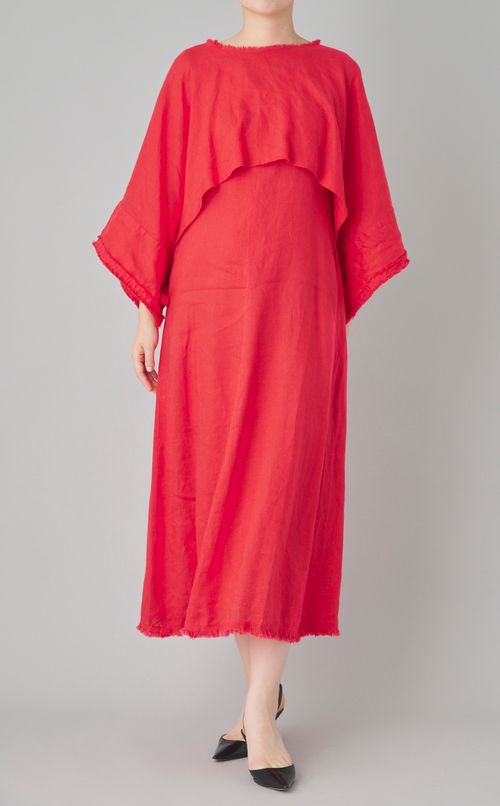 【reADdress】ボレロ付フリンジワンピース