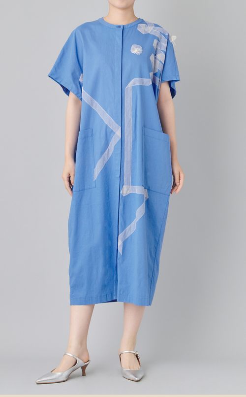 【reADdress】エンブロイダリーリネンワンピース