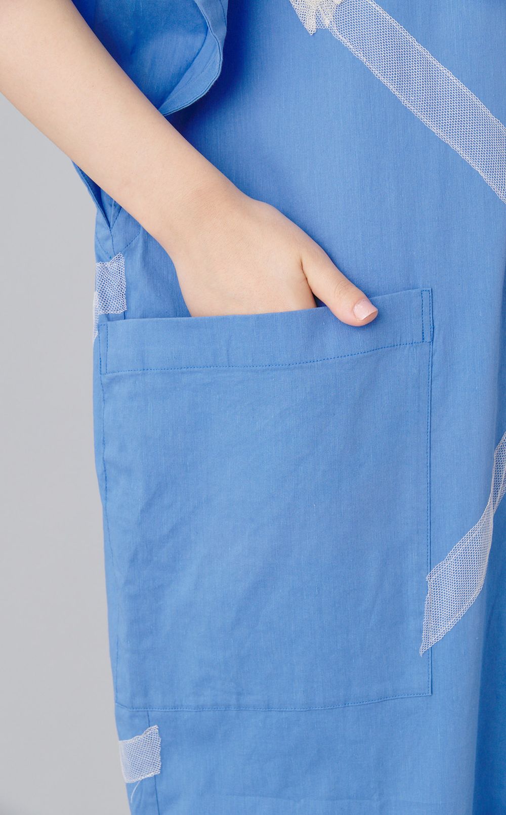 【reADdress】エンブロイダリーリネンワンピース