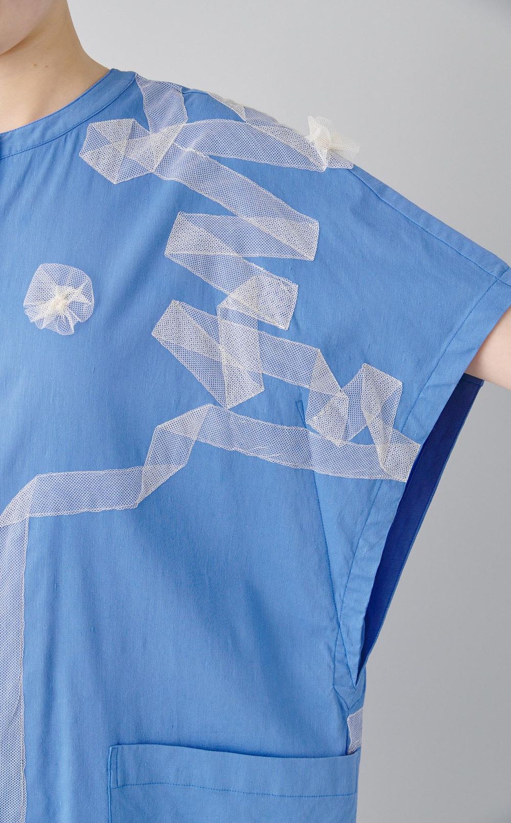 【reADdress】エンブロイダリーリネンワンピース