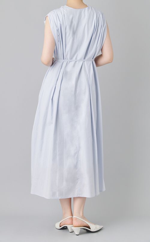 【reADdress】キーネックコットンワンピース