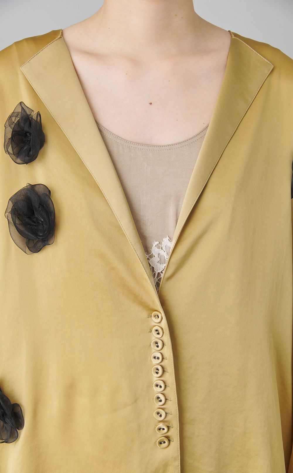 【reADdress】エンブロイダリーシャツワンピース