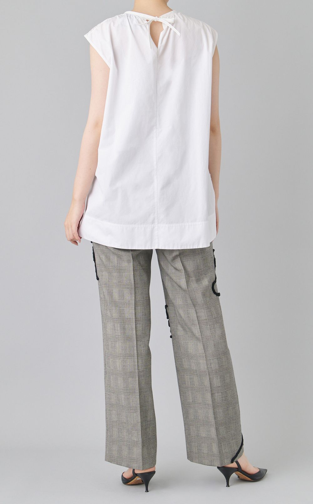 【reADdress】レースノースリーブブラウス