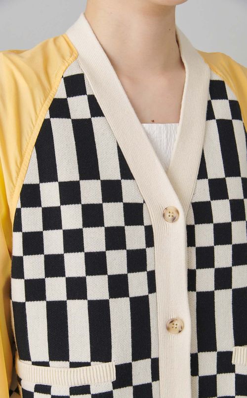 【reADdress】ブロックチェックジャケット