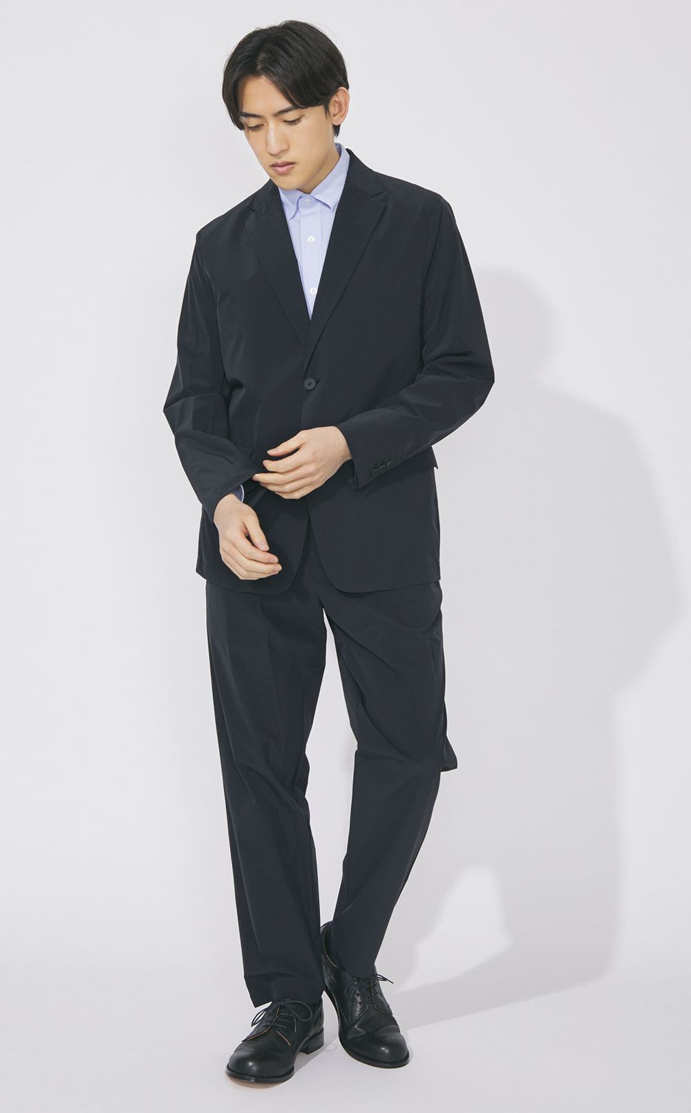 ストライプボタンダウンシャツ