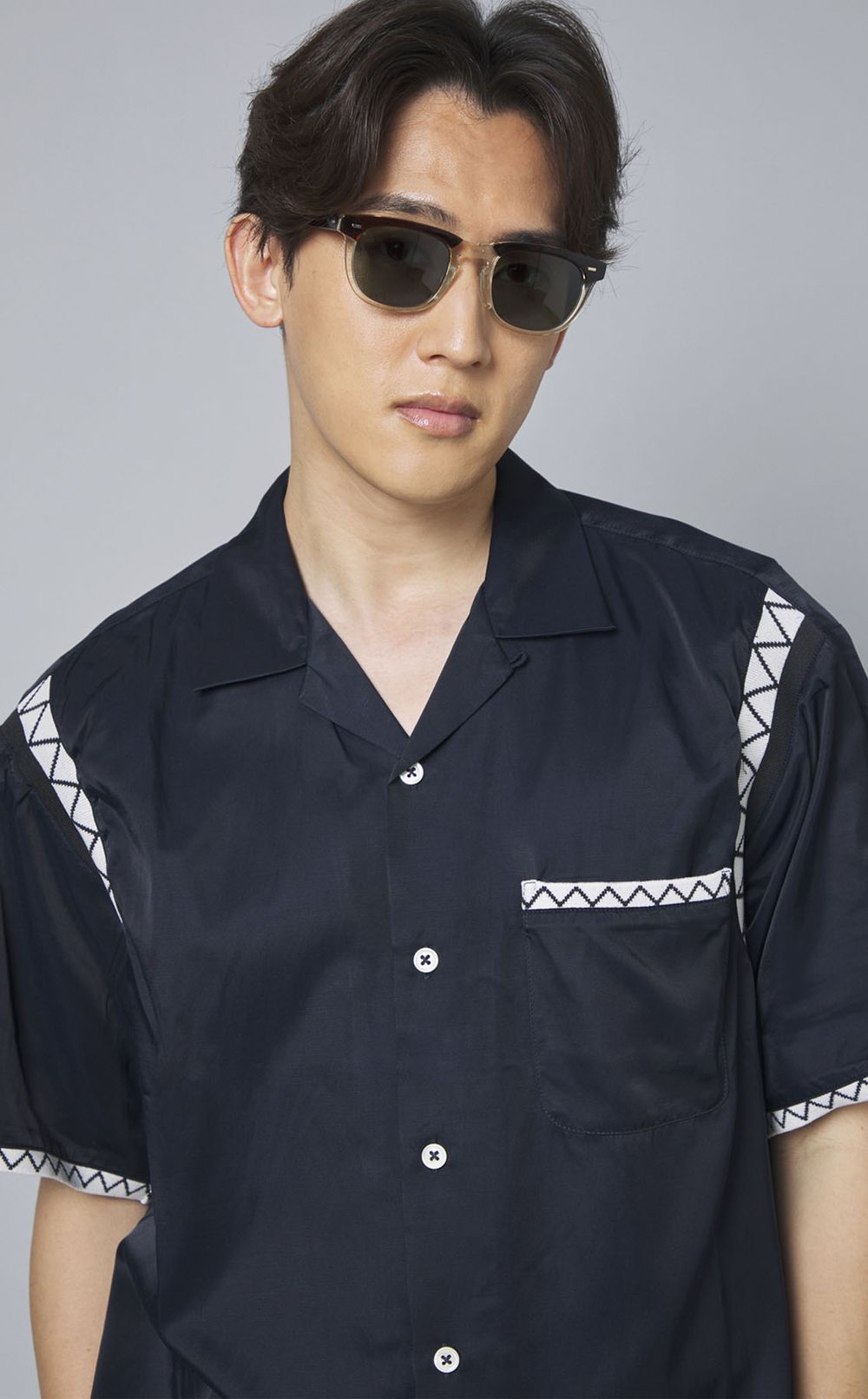 ショートスリーブボウリングシャツ