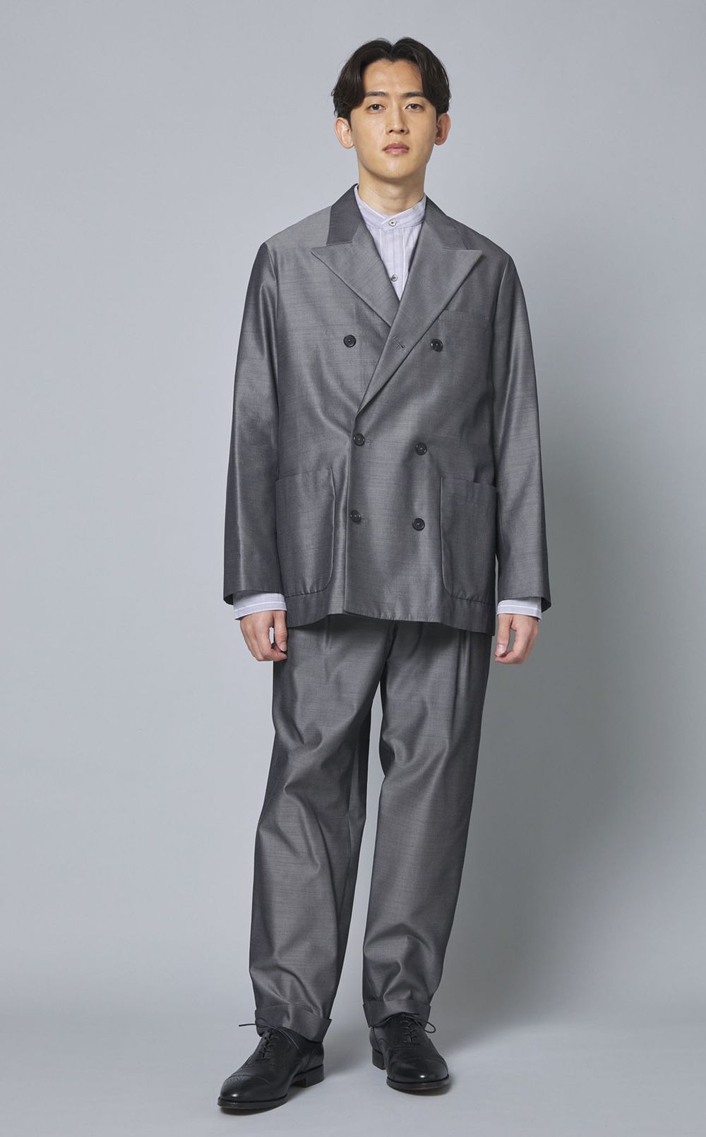 パッチポケットダブルジャケット