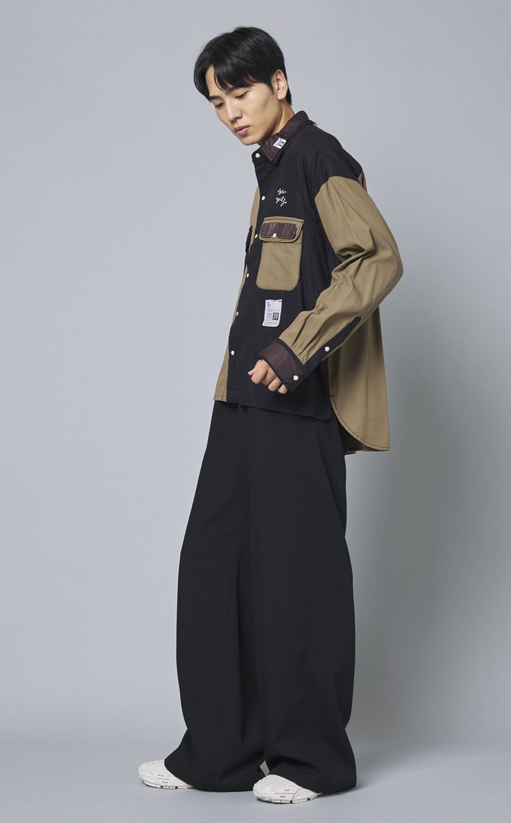 クレイジーパターンシャツ