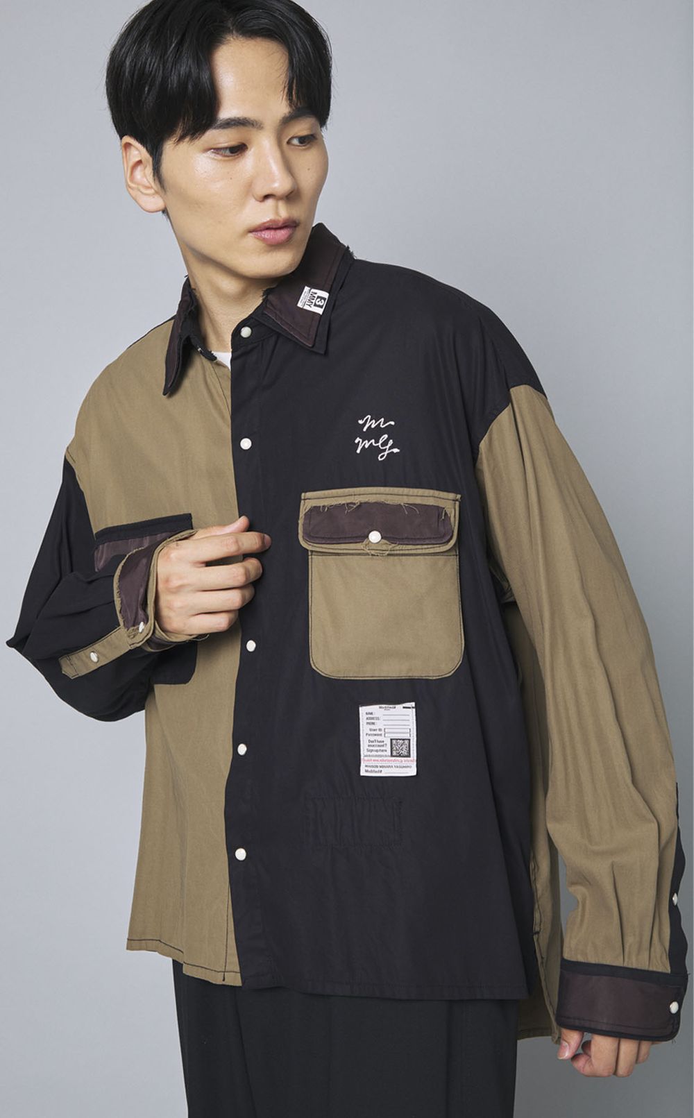 クレイジーパターンシャツ