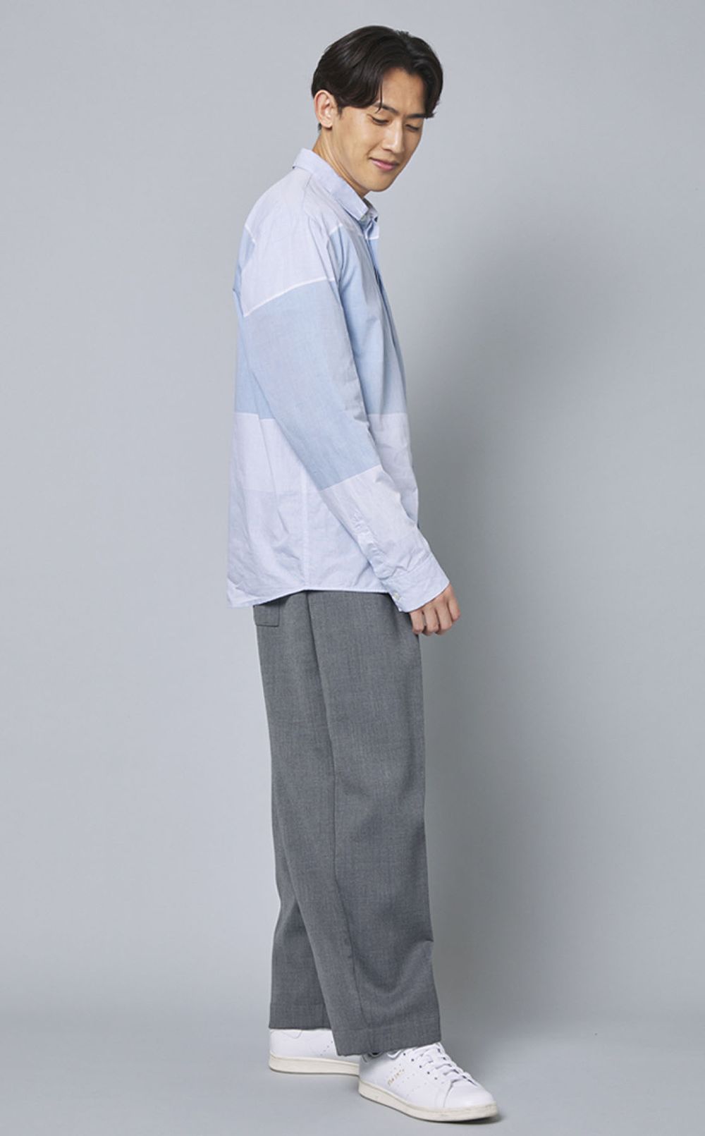 ポリビスコースパンツ