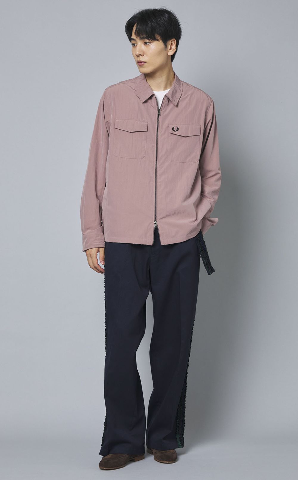 フルジップオーバーシャツ