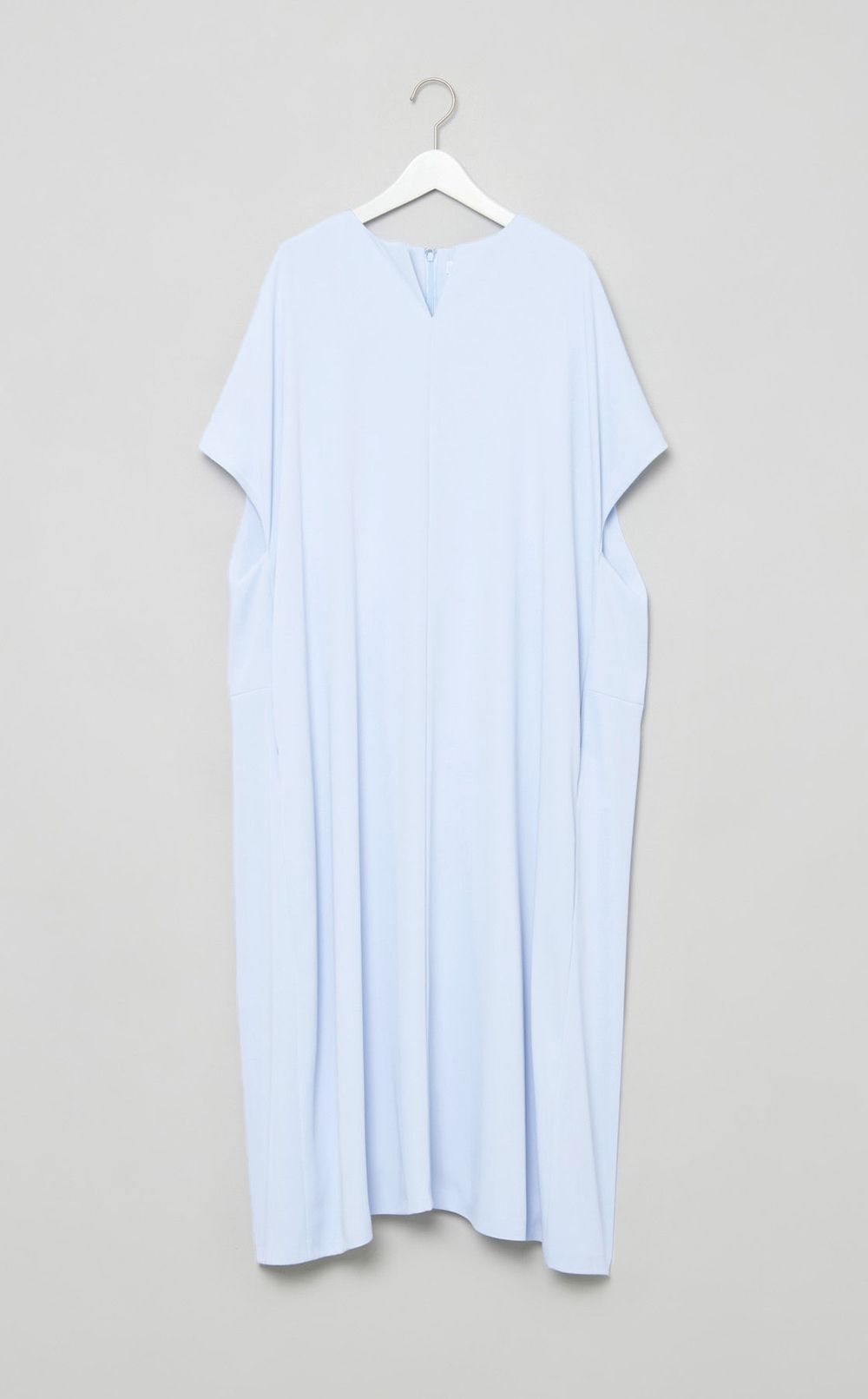 キーネックギャザーワンピース