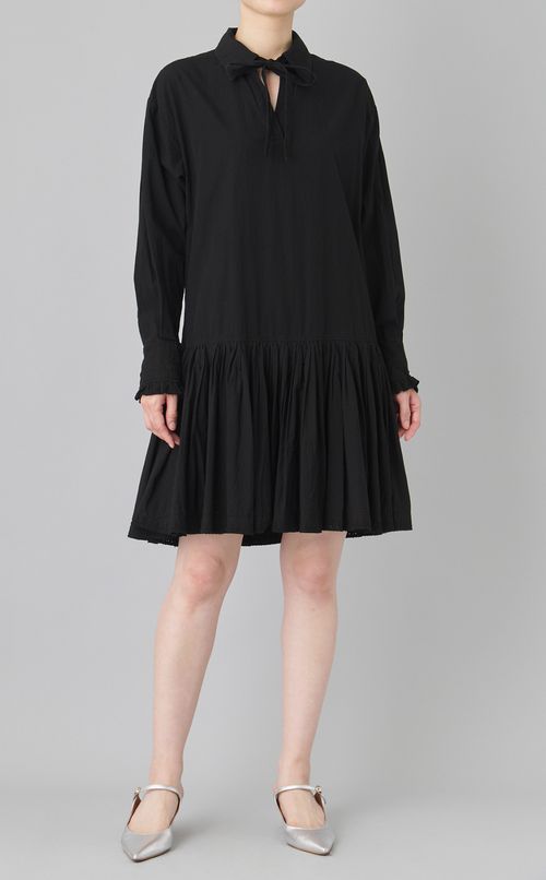 【reADdress】コットンプリーツワンピース