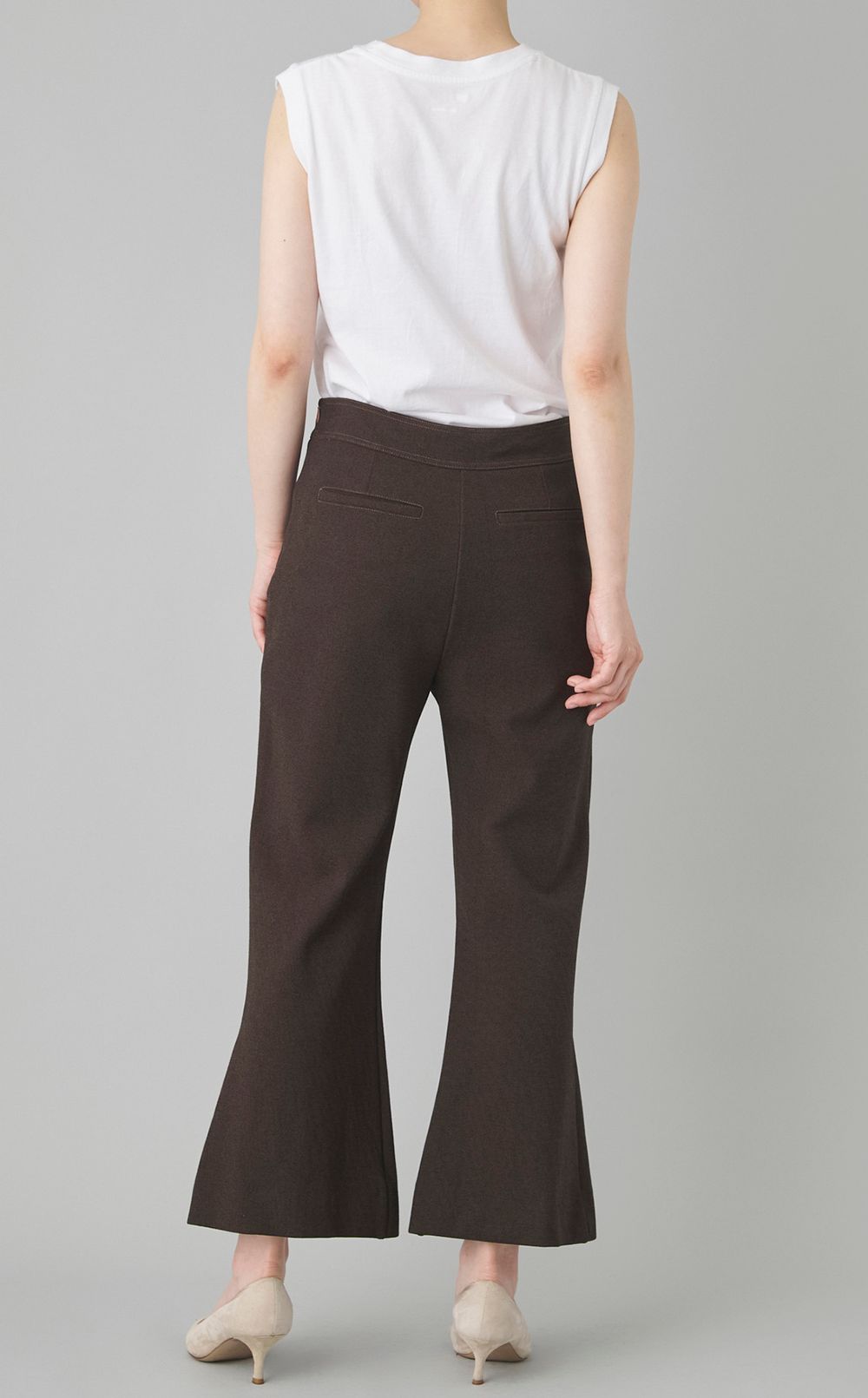 【reADdress】ストレッチフレアパンツ