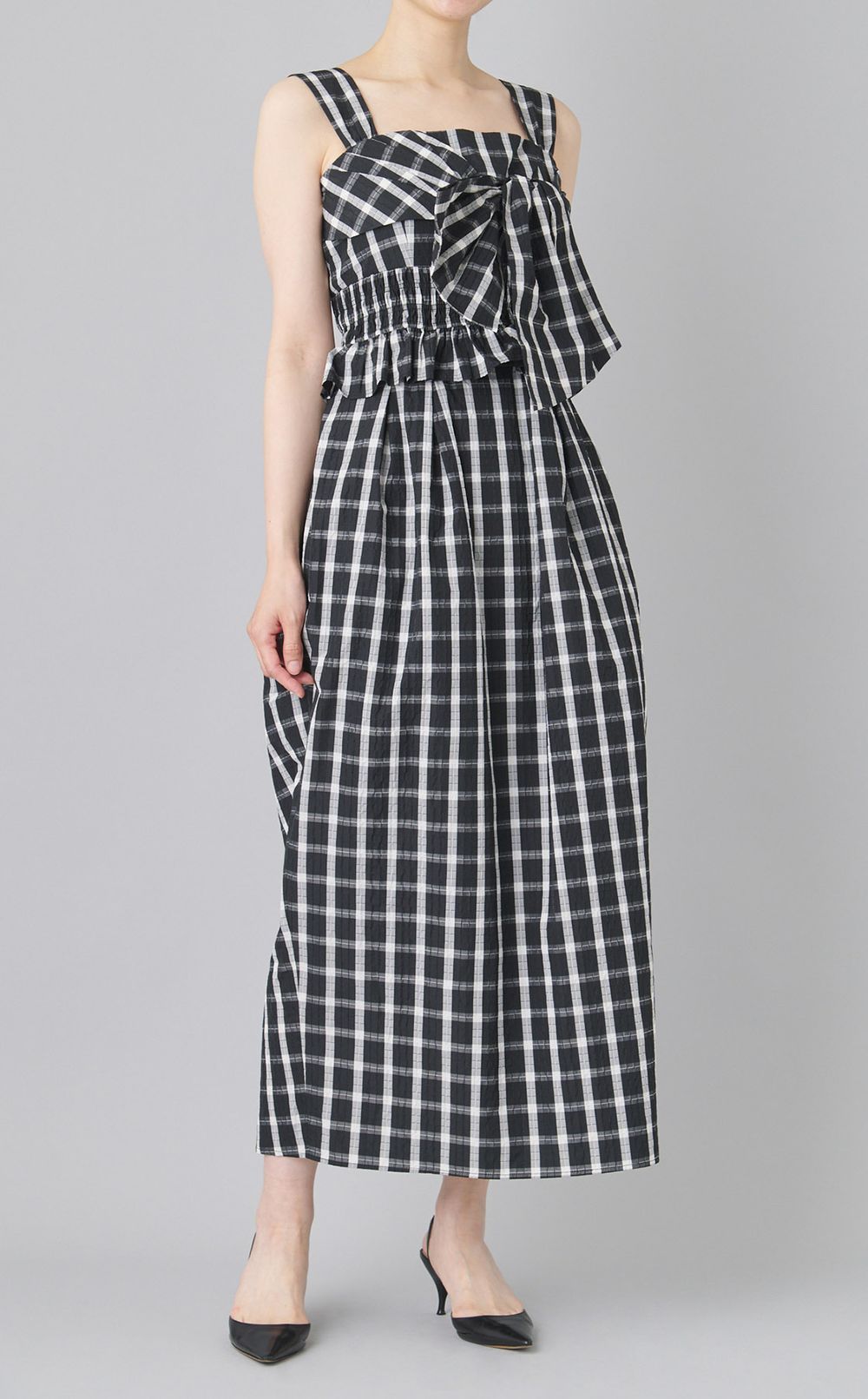 タフタリボンセパレートワンピース