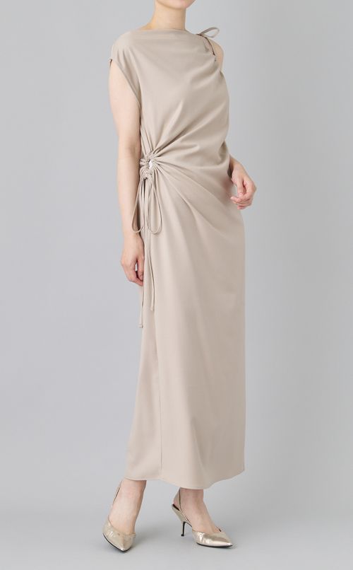 ドレープギャザーワンピース