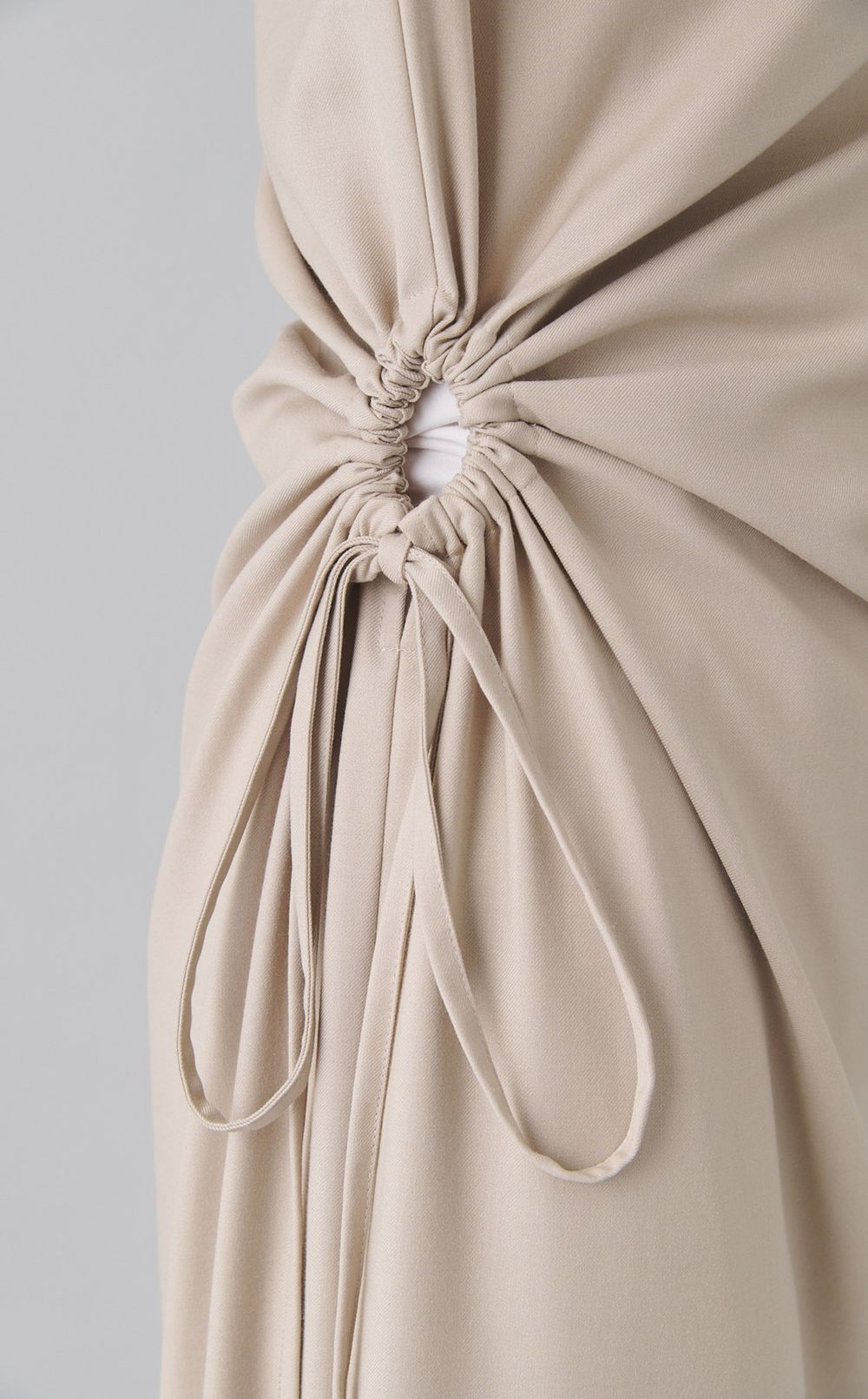 ドレープギャザーワンピース