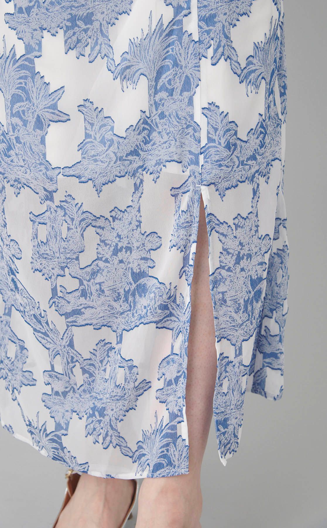 FRAY I.D｜2wayショルダージャガードドレス