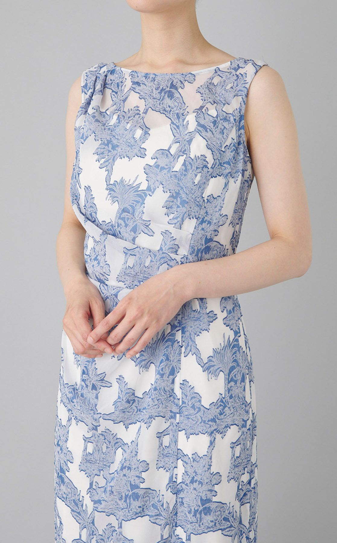 FRAY I.D｜2wayショルダージャガードドレス