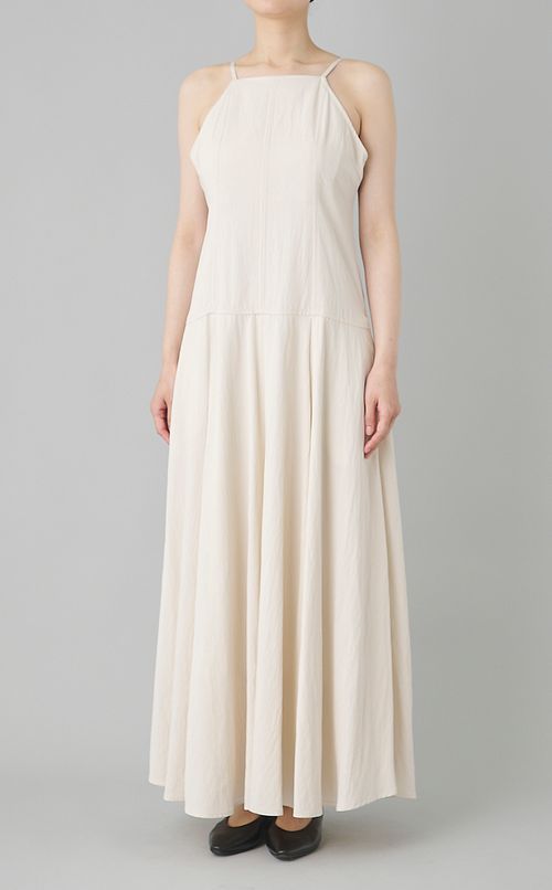 ノースリーブフレアワンピース