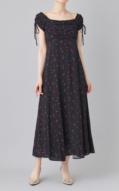 チェリープリントワンピース