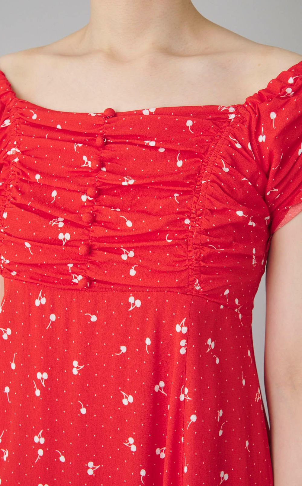 チェリープリントワンピース